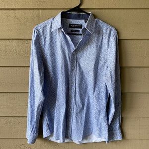 Nick Graham, paisley button down, size small.